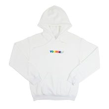 Load image into Gallery viewer, BE YOURSELF HOODIE (WHITE)
